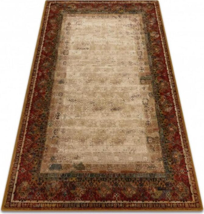 Vlněný kusový koberec Pamuka krémovo