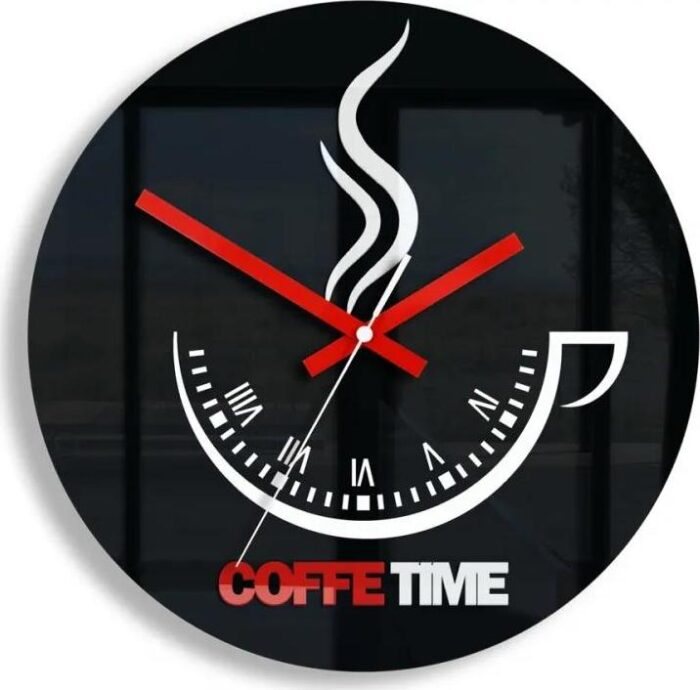 Nástěnné hodiny Coffe Time