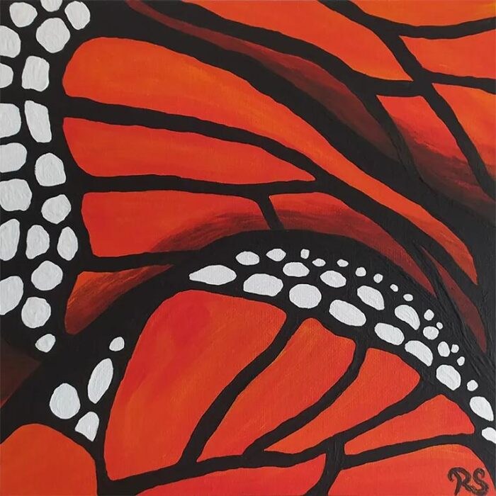 Ručně malovaný obraz - Motýli