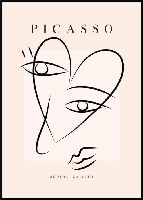 Pablo Picasso - Srdce A4 (21